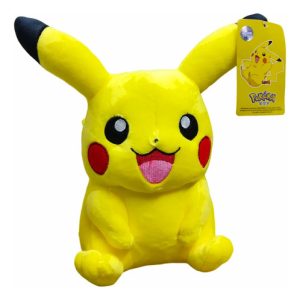 Peluche Pokémon: Pikachu Sonriendo 25cm