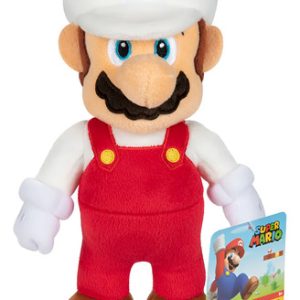 Peluche Mario De Fuego 23cm, Super Mario. Jakks Pacific