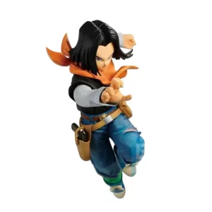 Figura fija Androide 17, Dragon Ball Fighterz. Bandai