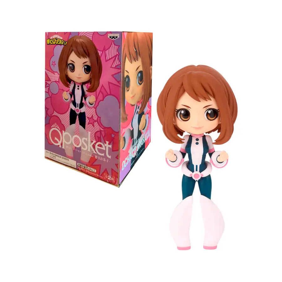 Figura Q posket Ochaco Uraraka, My Hero Academia. Bandai